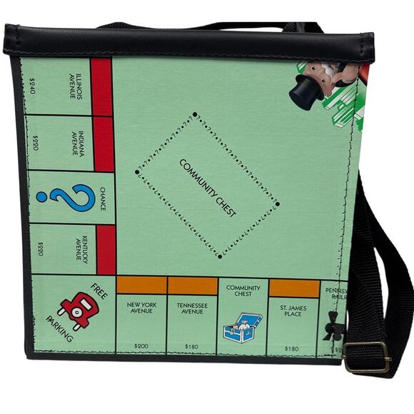 Red Barn Collections Monopoly Board Purse, NWT - Picture 2 of 12